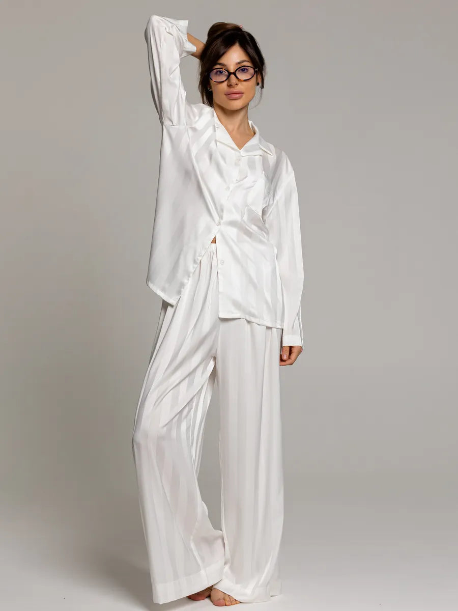 Loungewear Set Satin Textured.