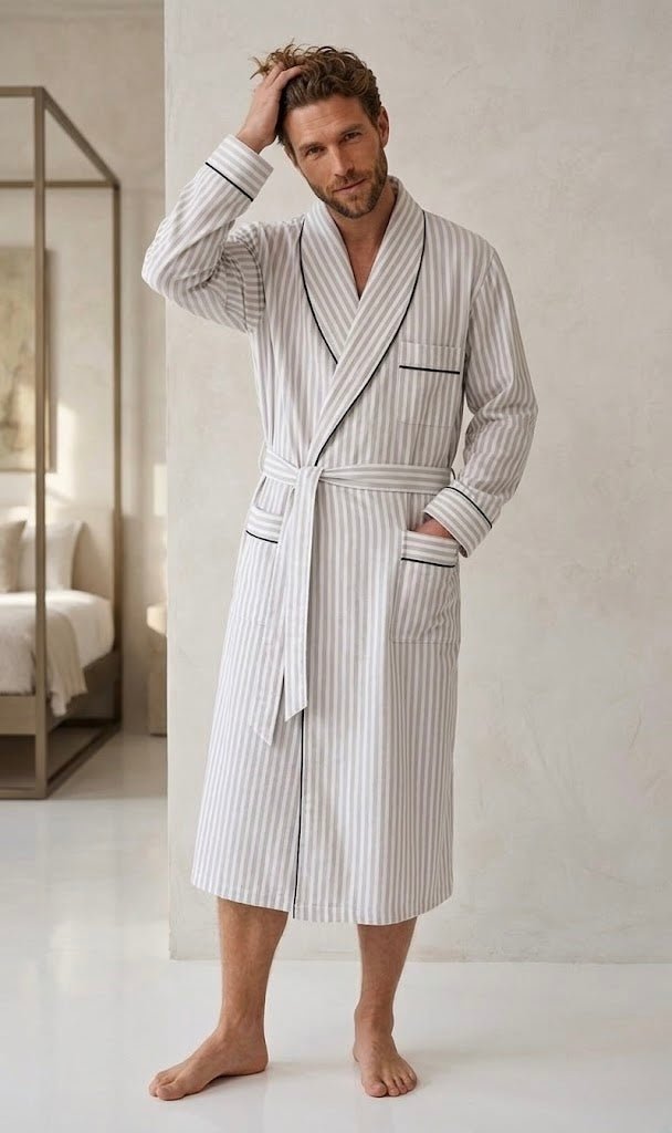 100% Cotton Robe for Men - Bella Babe by SK