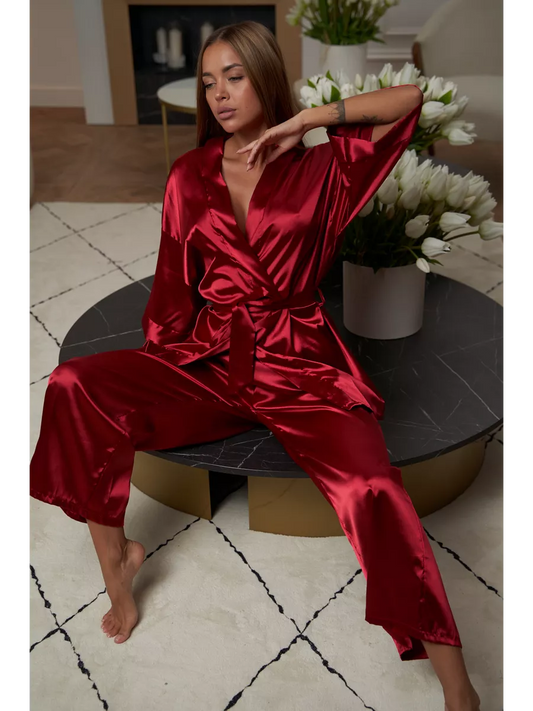 Chic Wrap set in Satin