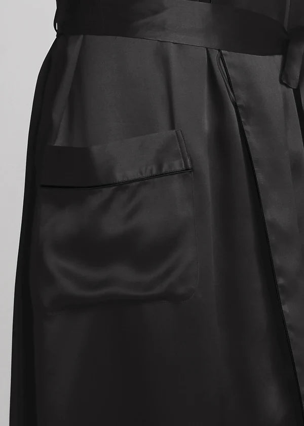 Classic Long Satin Robe for Men.