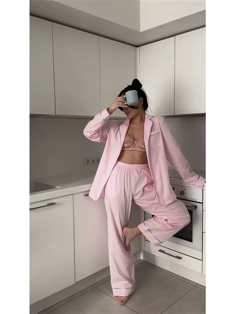 Relaxed Fit Cotton PJs.