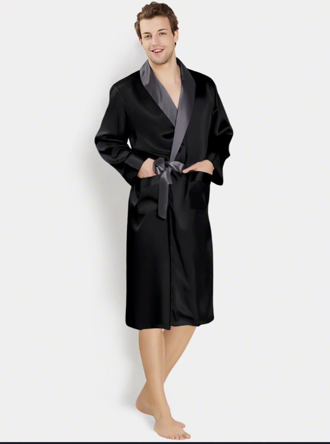 Premium Satin Robe.
