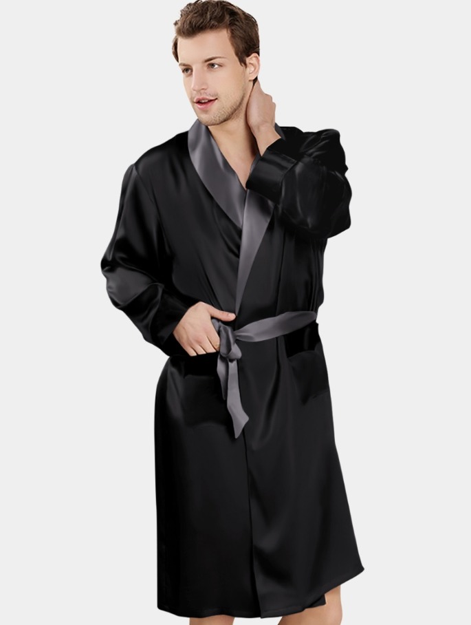 Premium Satin Robe.