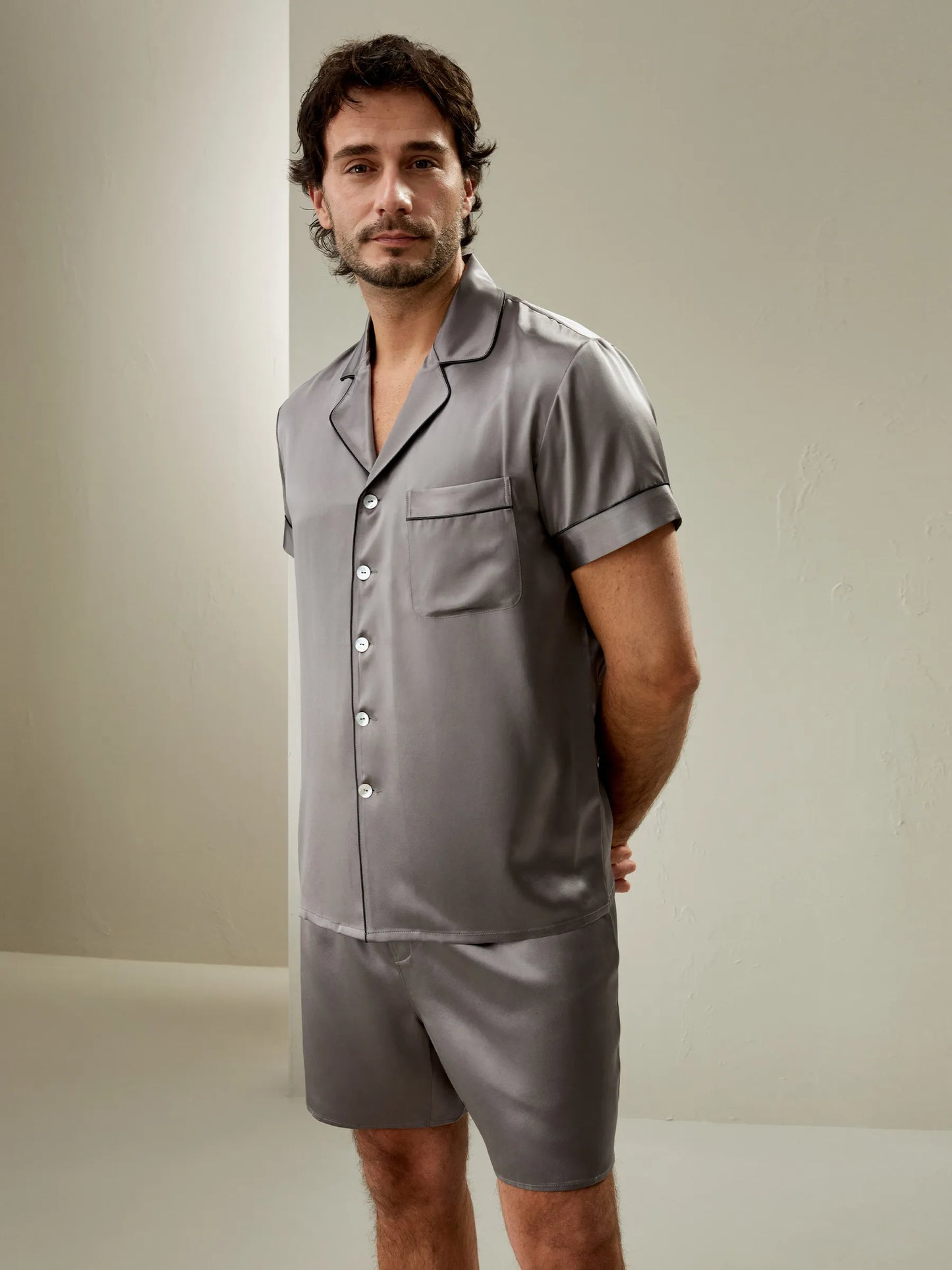 Satin Coords with Piping.