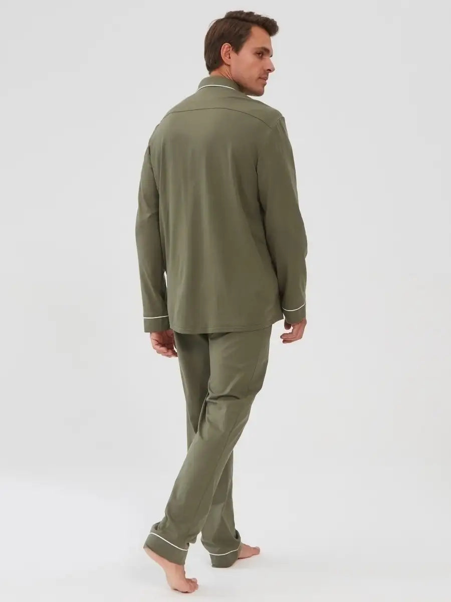 Ropa de estar por casa en rayón suave negro