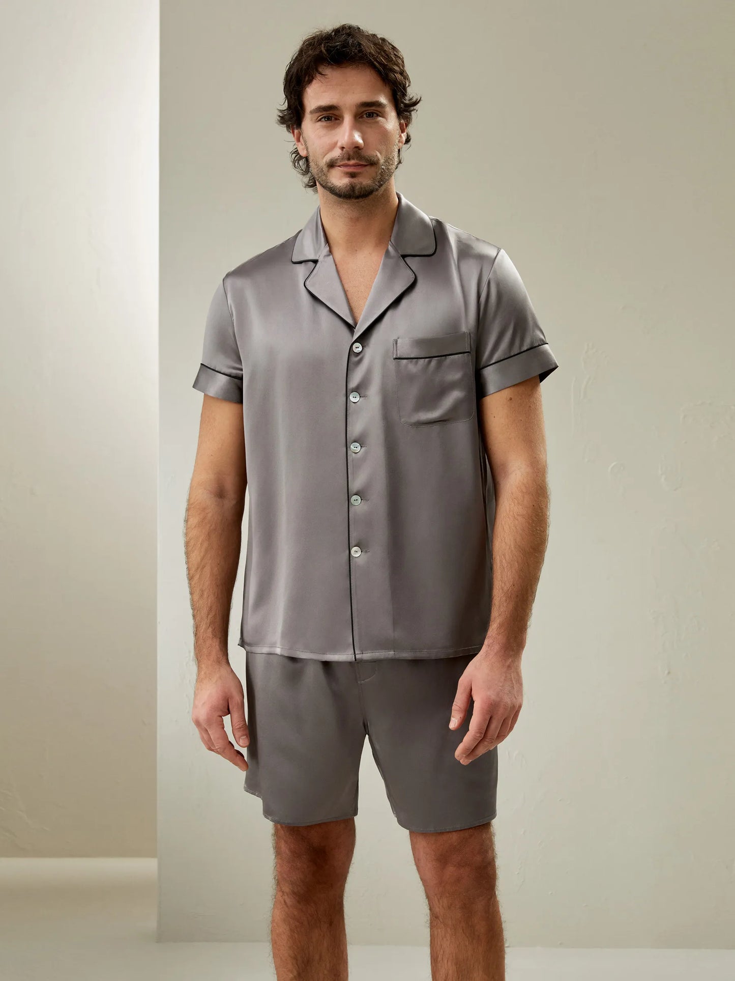 Satin Coords with Piping.