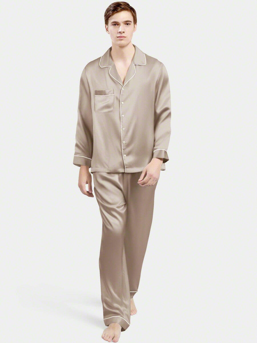 Satin Night Suit with Contrast Piping - Bella Babe by SK Nightsuit-Nightdress-Robes-Silk-Satin-Nighty-Gown-Nightwear-Shorts-Pajamas-Nightsuit-for-women-men-bathrobe-Satin-dress-cotton-