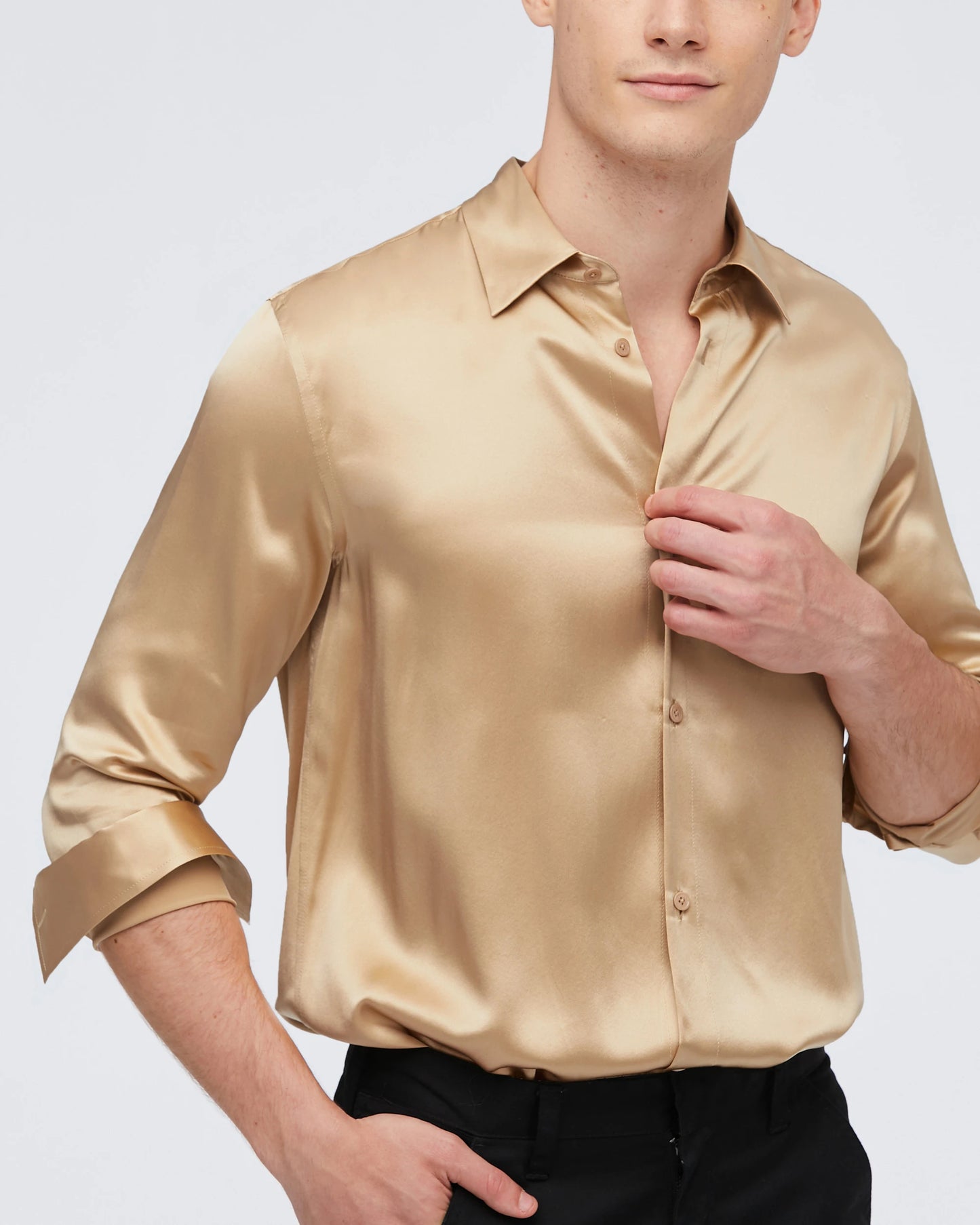Luxe Shirt Slim fit - Bella Babe by SK Nightsuit Nightdress Robes Silk Satin Nighty Gown Nightwear