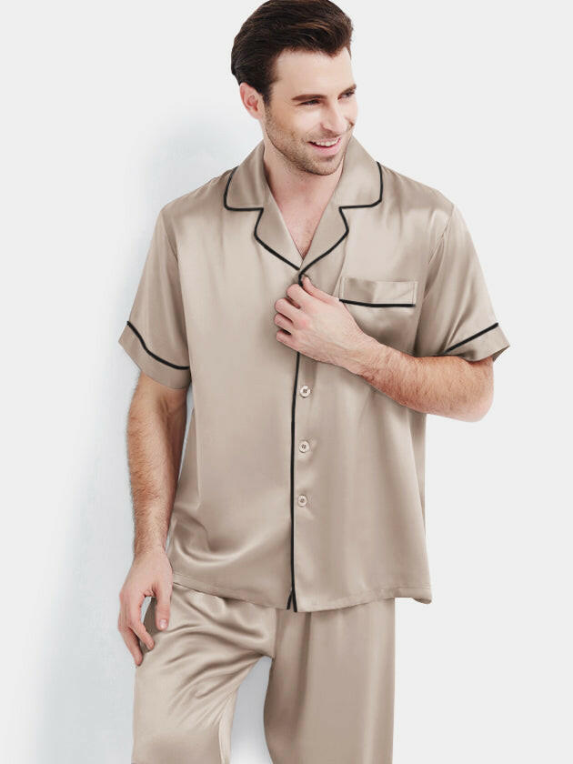 Half Sleeve Coord with Pyjamas - Bella Babe by SK Nightsuit Nightdress Robes Silk Satin Nighty Gown Nightwear