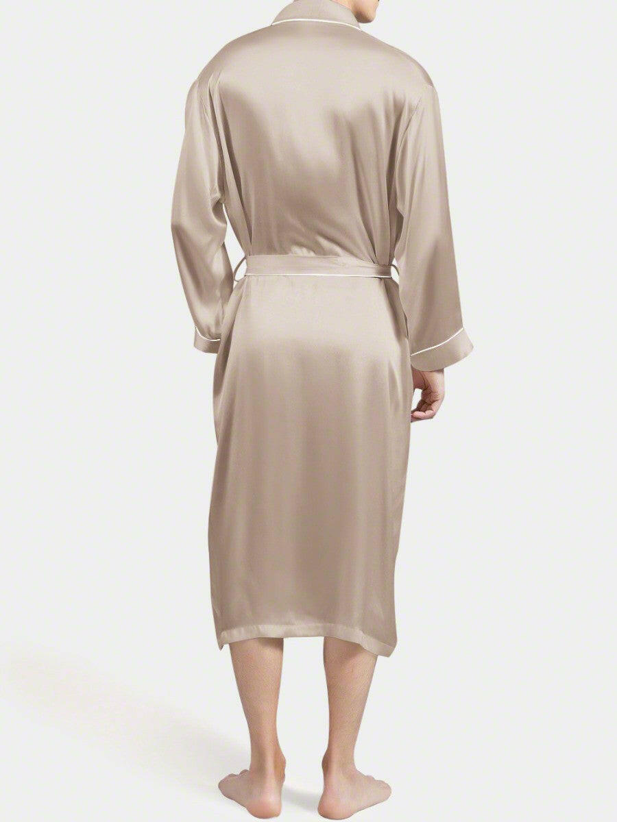 Classic Robe with Piping.