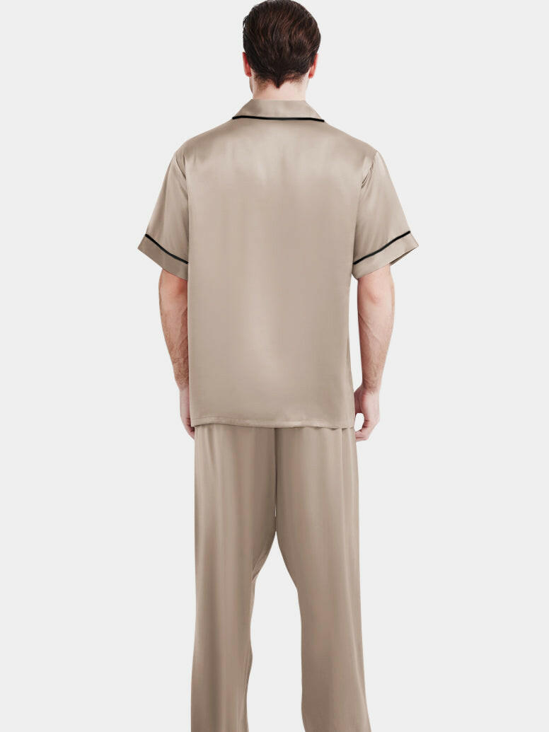 Half Sleeve Coord with Pyjamas - Bella Babe by SK Nightsuit Nightdress Robes Silk Satin Nighty Gown Nightwear