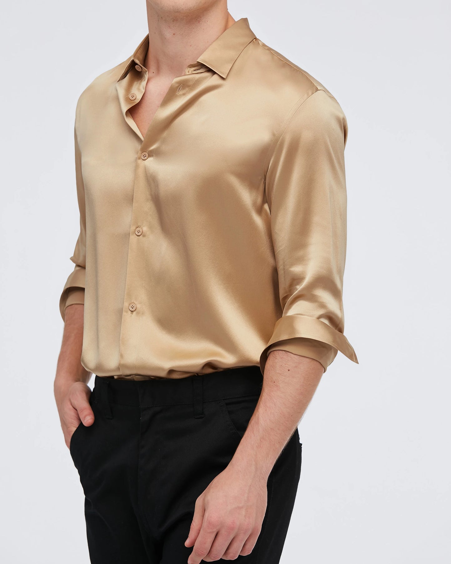 Luxe Shirt Slim fit - Bella Babe by SK Nightsuit Nightdress Robes Silk Satin Nighty Gown Nightwear