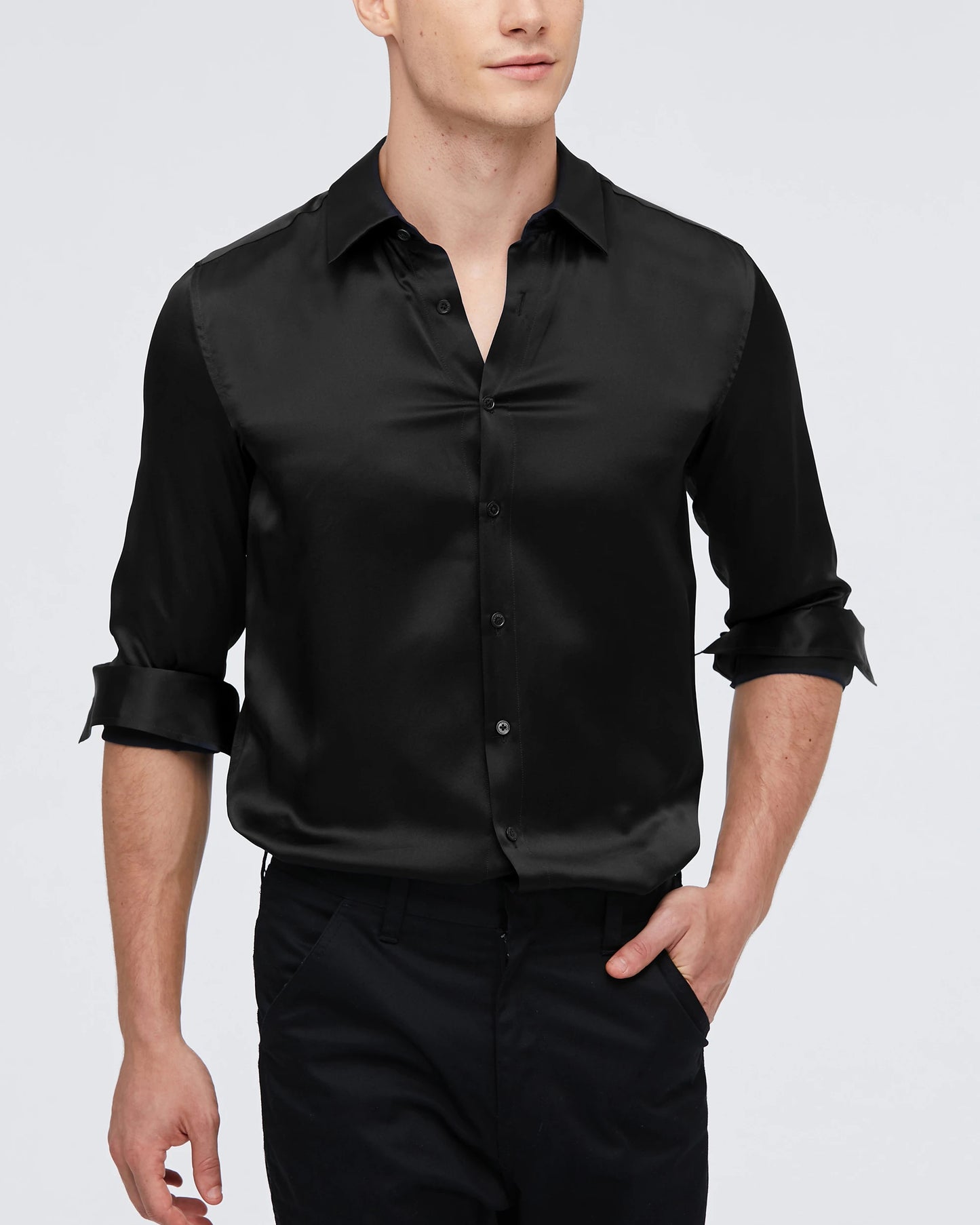 Luxe Shirt Slim fit - Bella Babe by SK Nightsuit Nightdress Robes Silk Satin Nighty Gown Nightwear