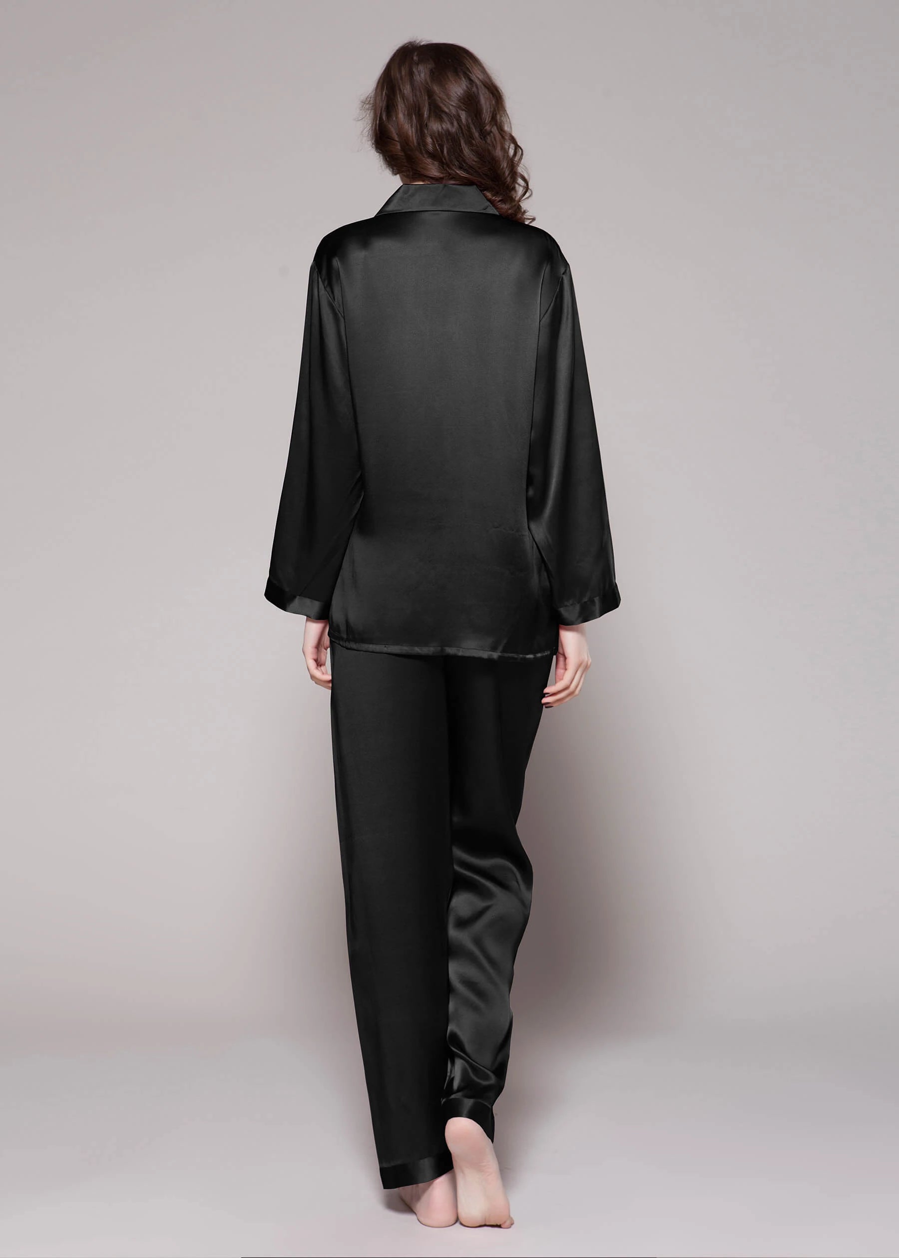 Silky Satin Pjs - Bella Babe by SK Nightsuit Nightdress Robes Silk Satin Nighty Gown Nightwear