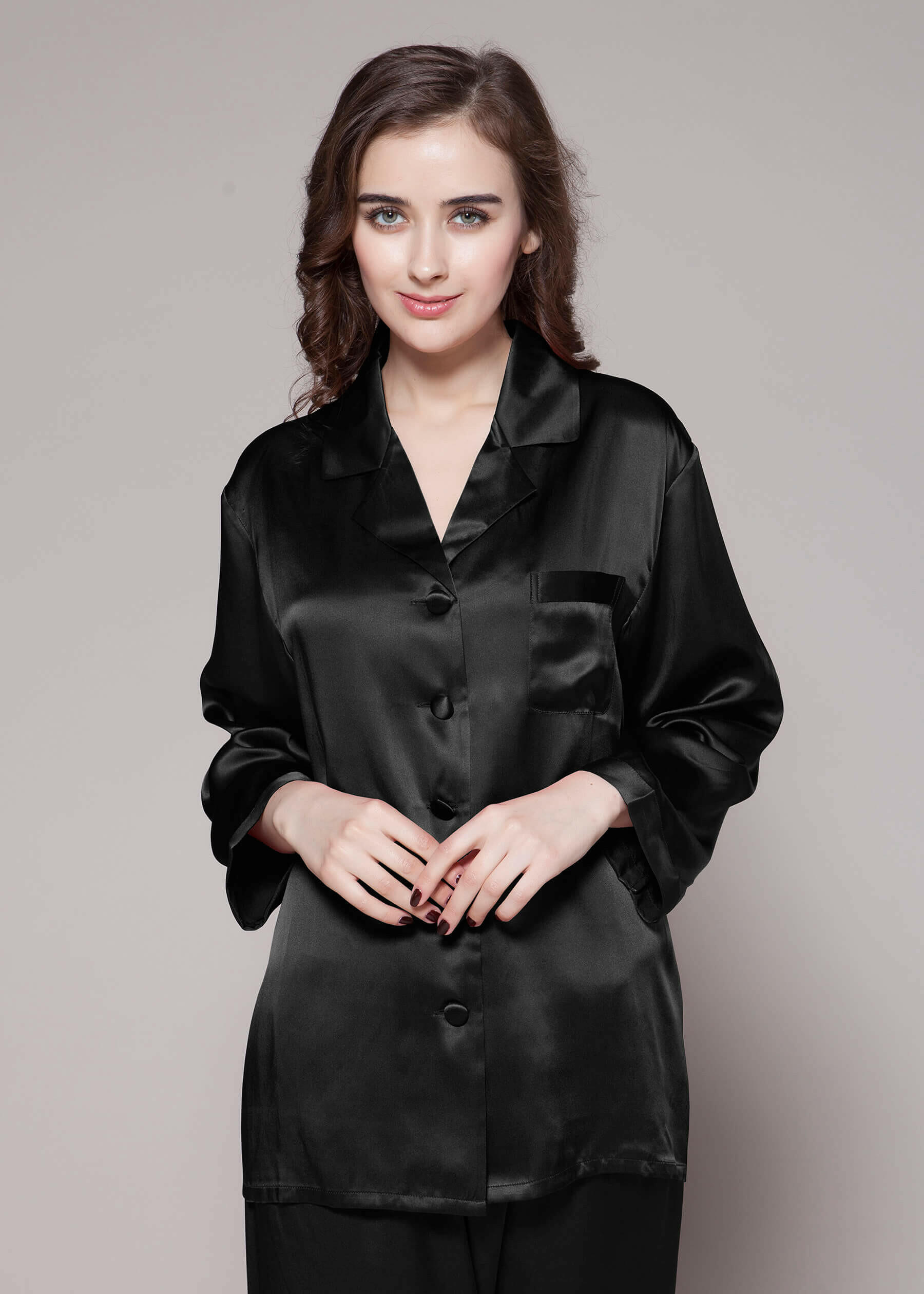 Silky Satin Pjs - Bella Babe by SK Nightsuit Nightdress Robes Silk Satin Nighty Gown Nightwear