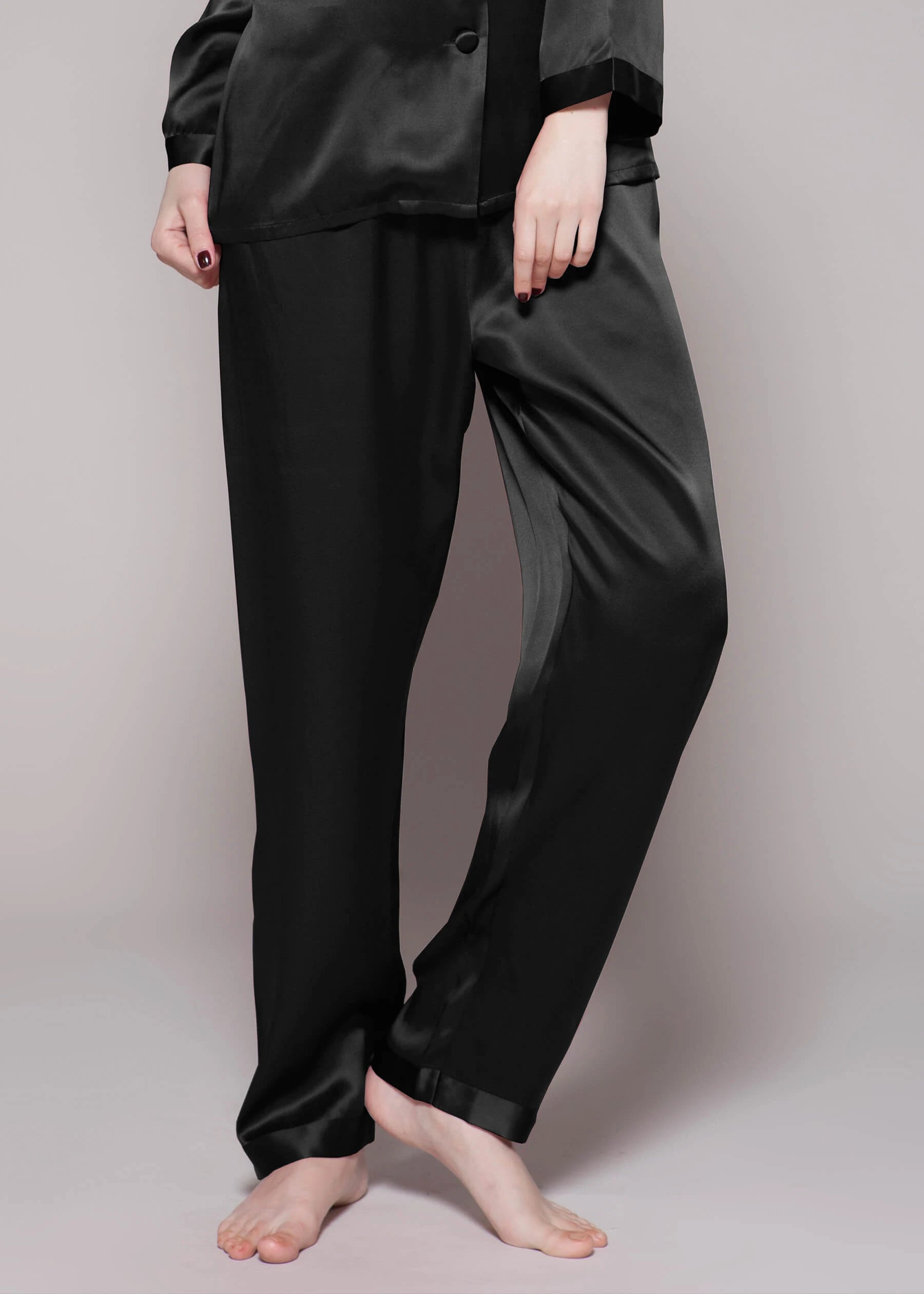 Silky Satin Pjs - Bella Babe by SK Nightsuit Nightdress Robes Silk Satin Nighty Gown Nightwear