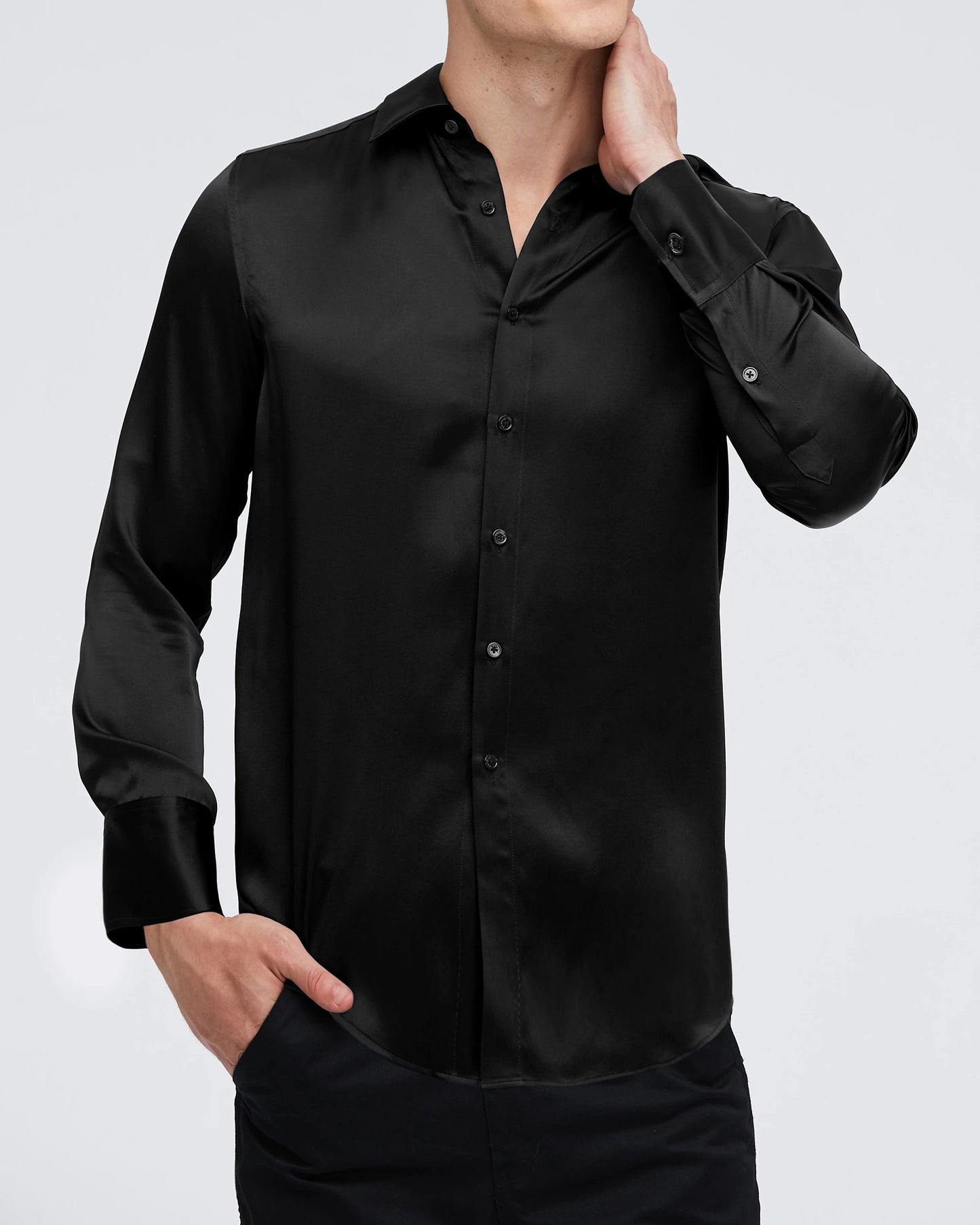 Luxe Shirt Slim fit - Bella Babe by SK Nightsuit Nightdress Robes Silk Satin Nighty Gown Nightwear