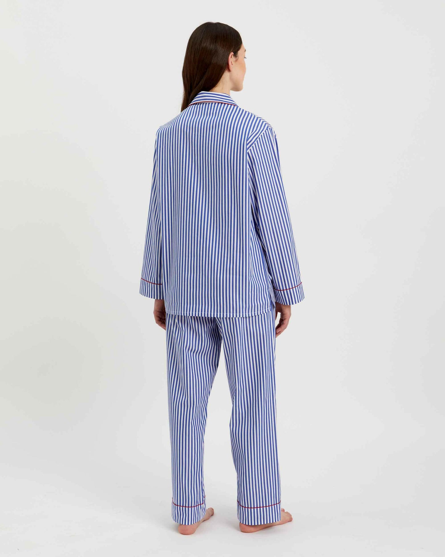 Loungewear Set Oxford Stripe 100% Cotton.