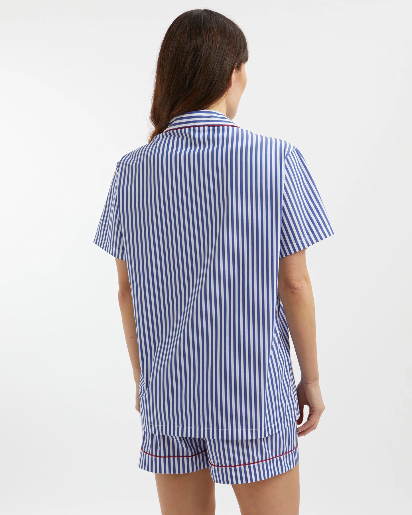 Shorts Set Oxford Stripe 100% Cotton.