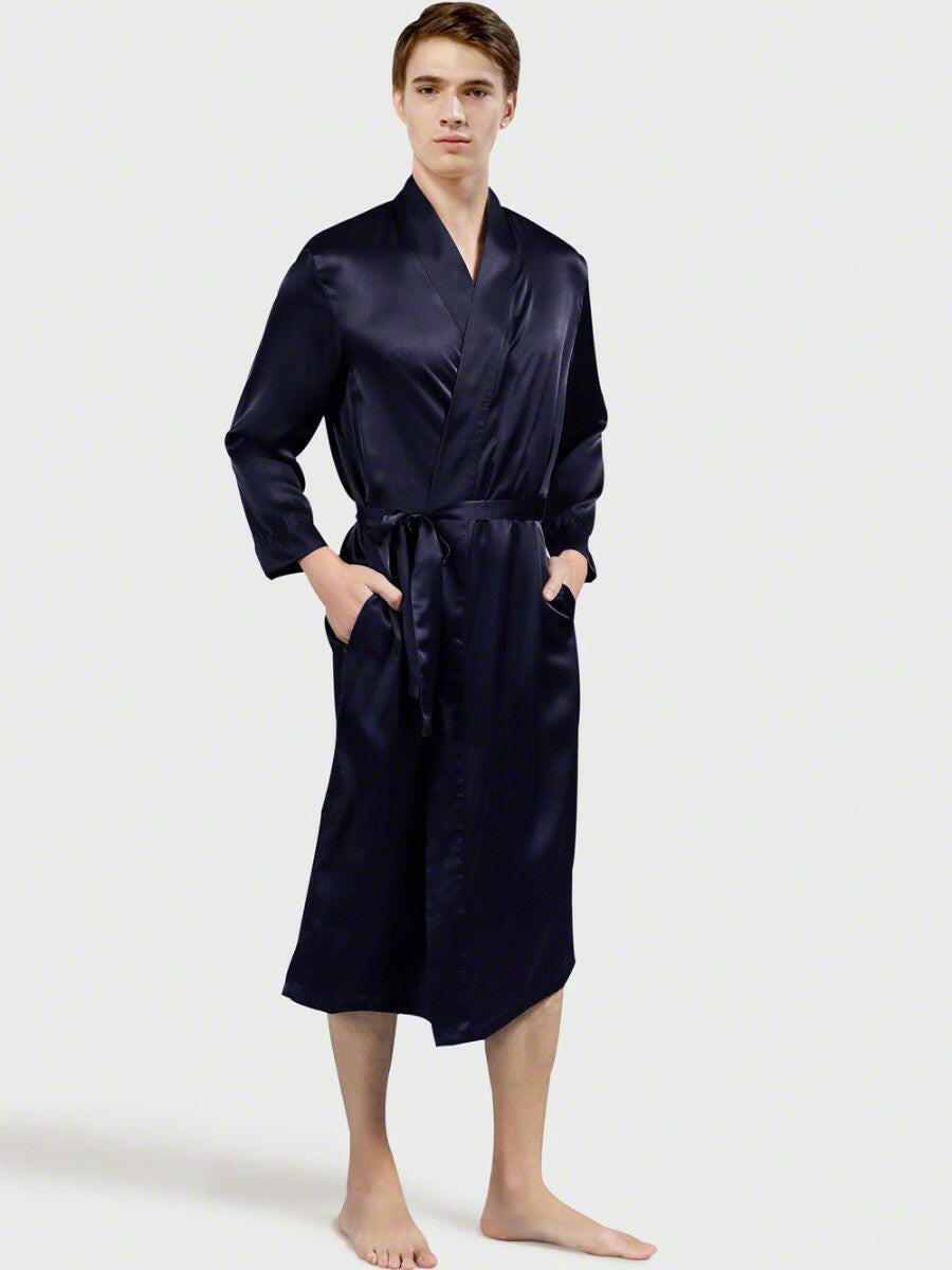 Dressing gown - Bella Babe by SK Nightsuit Nightdress Robes Silk Satin Nighty Gown Nightwear