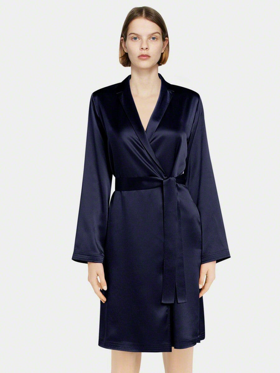 Dressing Robe - Bella Babe by SK Nightsuit Nightdress Robes Silk Satin Nighty Gown Nightwear