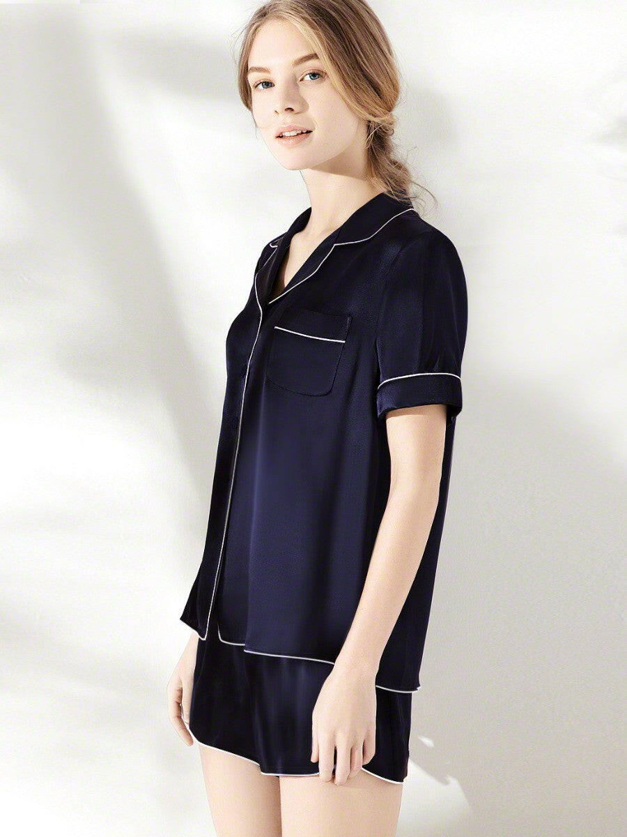 Shorts Set - Bella Babe by SK Nightsuit Nightdress Robes Silk Satin Nighty Gown Nightwear