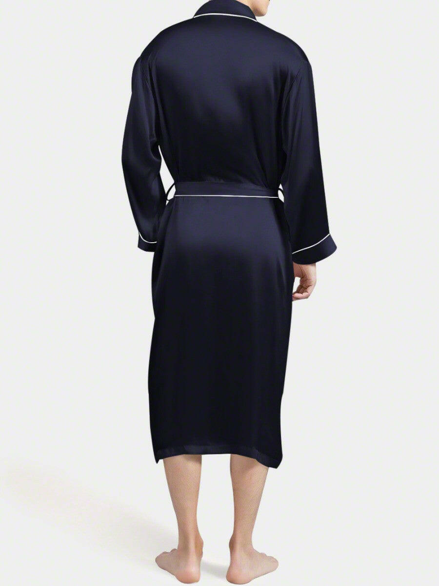 Classic Robe with Piping.