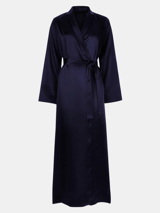 Long Satin Robe - Bella Babe by SK Nightsuit Nightdress Robes Silk Satin Nighty Gown Nightwear