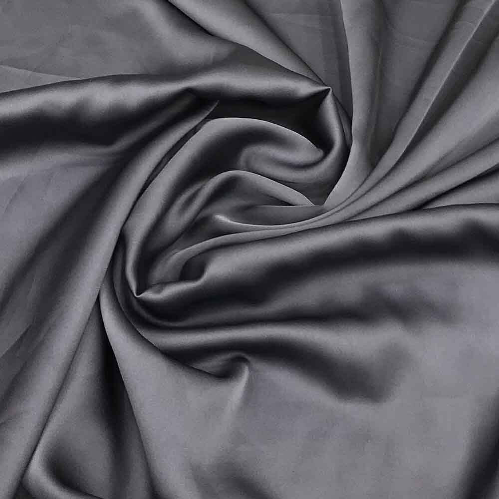 Satin Night Suit (Charcoal Grey).