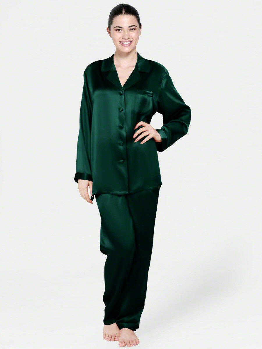 Luxe Solid Coord Set - Bella Babe by SK Nightsuit Nightdress Robes Silk Satin Nighty Gown Nightwear