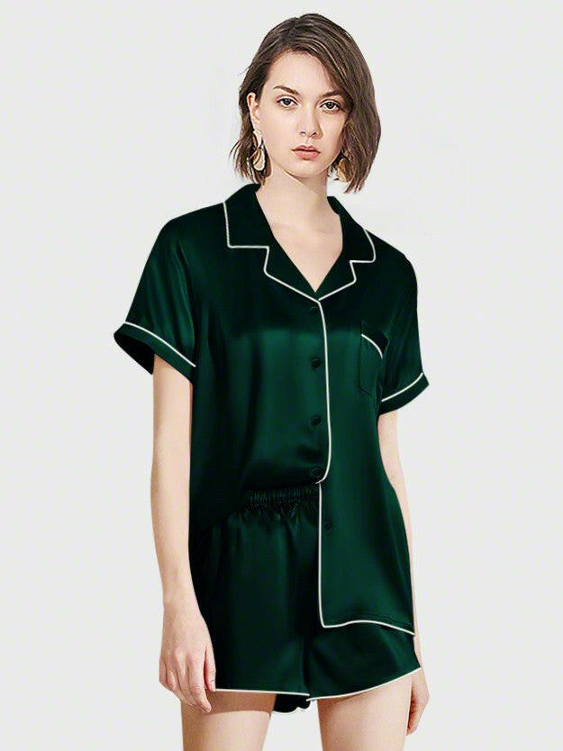 Shorts Set - Bella Babe by SK Nightsuit Nightdress Robes Silk Satin Nighty Gown Nightwear