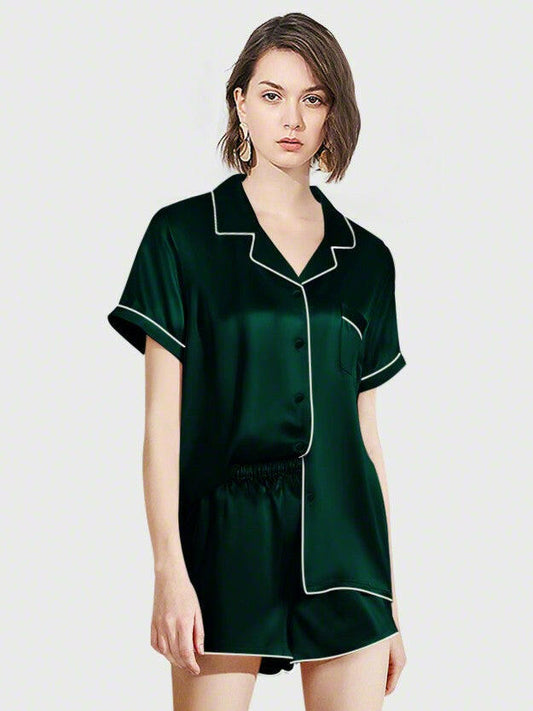 Shorts Set - Bella Babe by SK Nightsuit Nightdress Robes Silk Satin Nighty Gown Nightwear