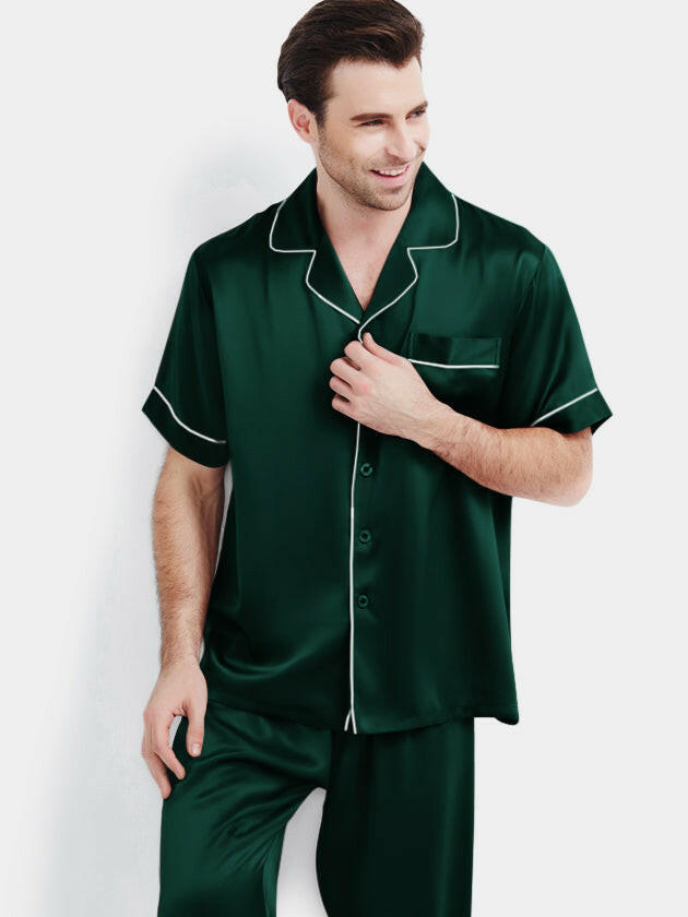 Half Sleeve Coord with Pyjamas - Bella Babe by SK Nightsuit Nightdress Robes Silk Satin Nighty Gown Nightwear