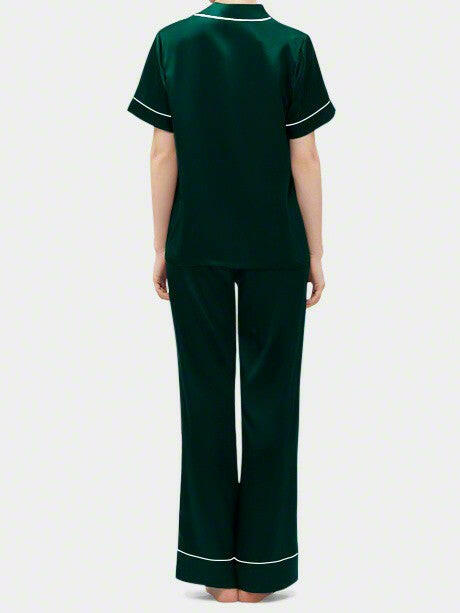 Pyjama Set Half Sleeve - Bella Babe by SK Nightsuit Nightdress Robes Silk Satin Nighty Gown Nightwear