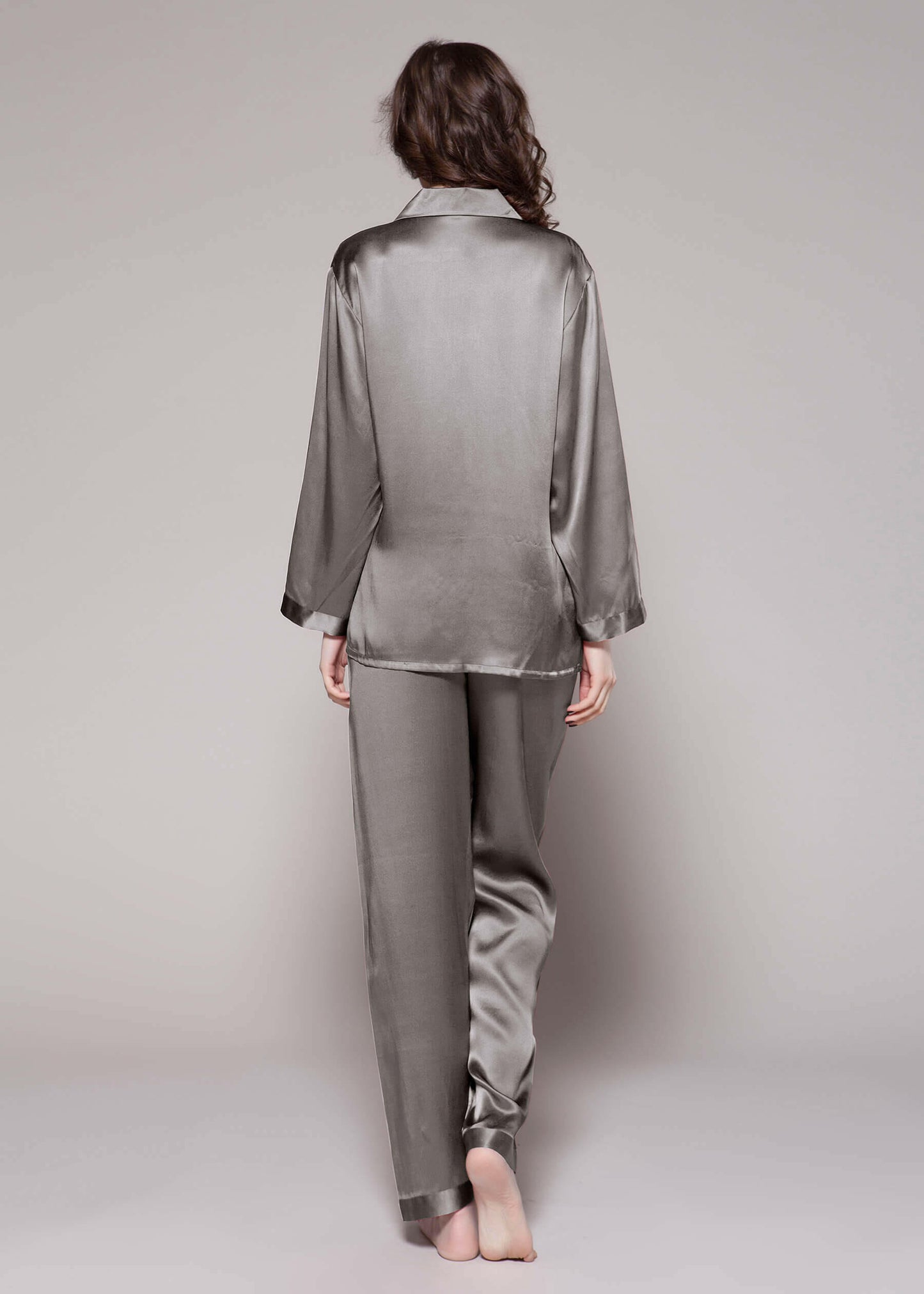 Silky Satin Pjs - Bella Babe by SK Nightsuit Nightdress Robes Silk Satin Nighty Gown Nightwear