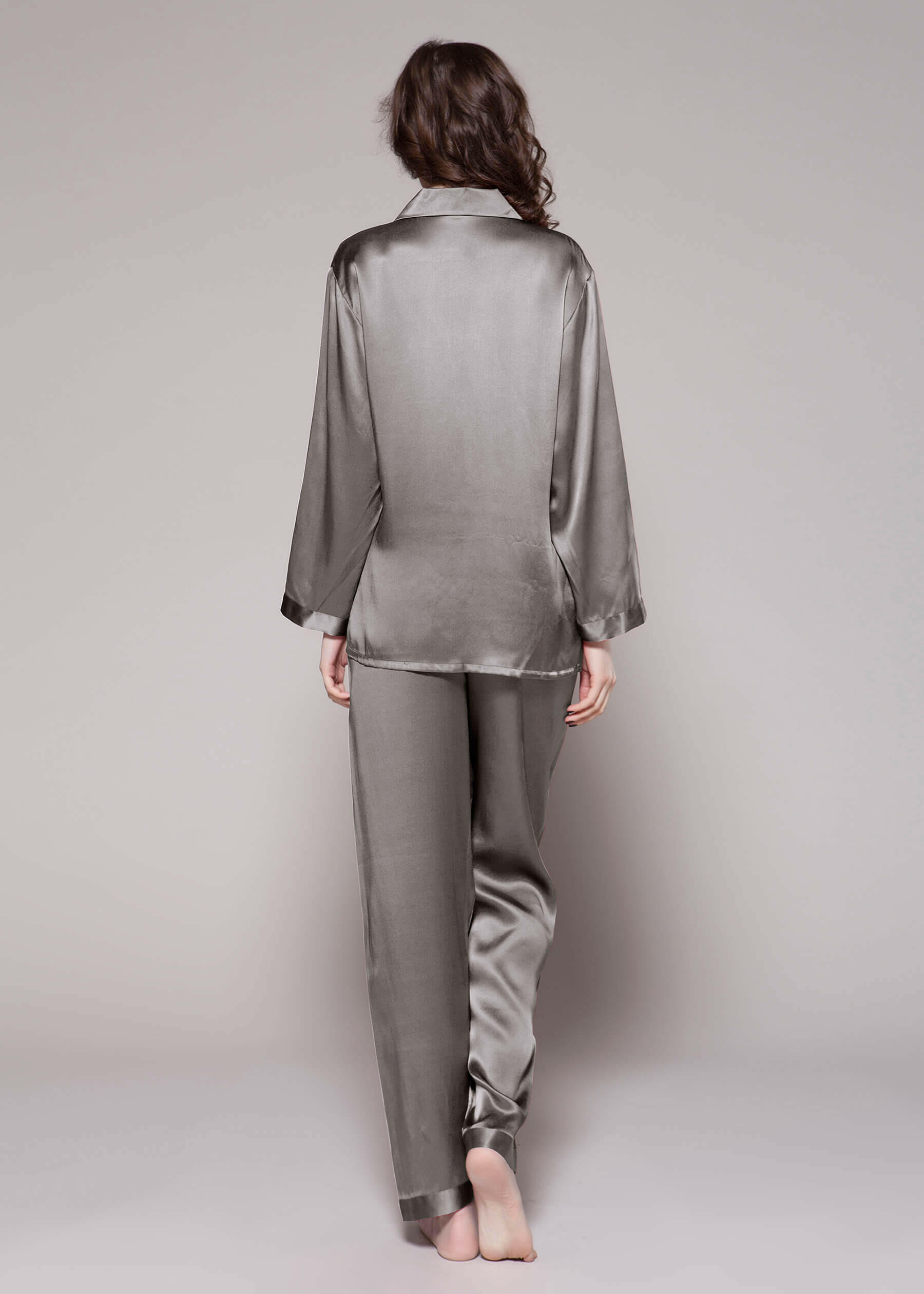 Silky Satin Pjs - Bella Babe by SK Nightsuit Nightdress Robes Silk Satin Nighty Gown Nightwear