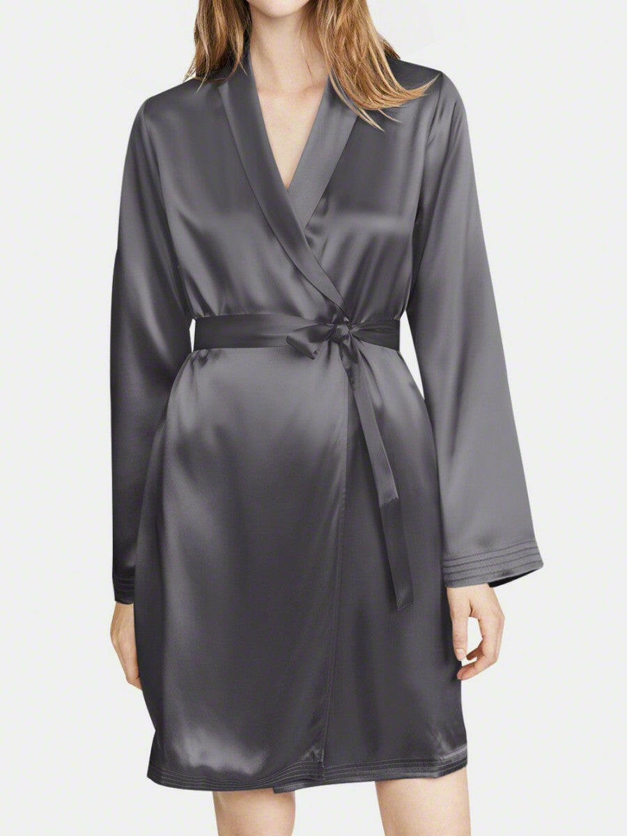Dressing Robe - Bella Babe by SK Nightsuit Nightdress Robes Silk Satin Nighty Gown Nightwear