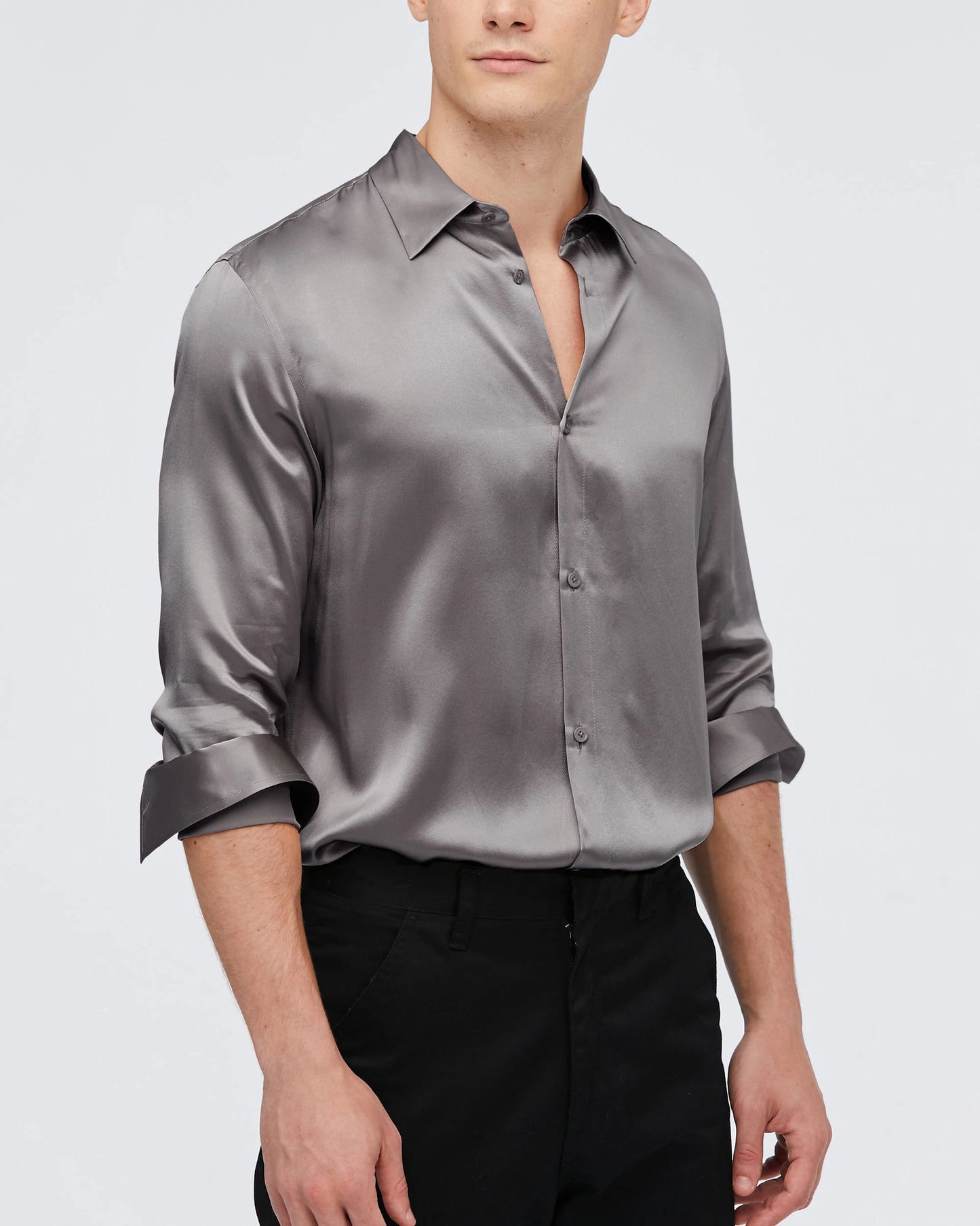 Luxe Shirt Slim fit - Bella Babe by SK Nightsuit Nightdress Robes Silk Satin Nighty Gown Nightwear