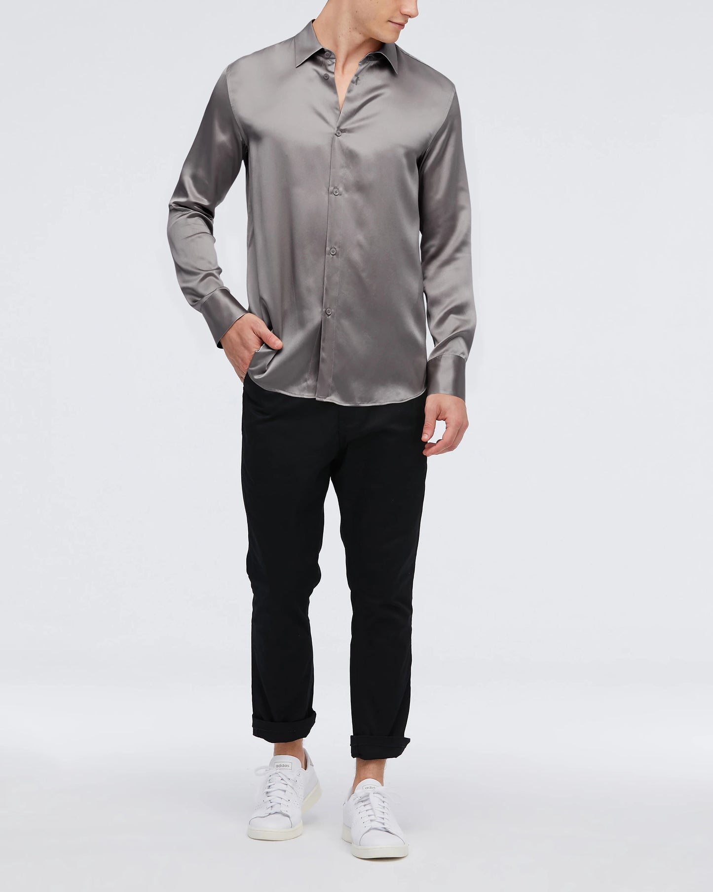 Luxe Shirt Slim fit - Bella Babe by SK Nightsuit Nightdress Robes Silk Satin Nighty Gown Nightwear