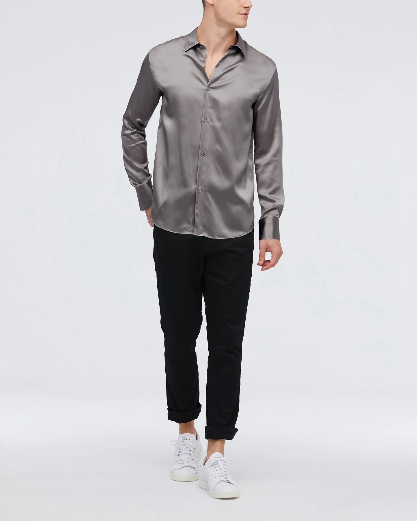 Luxe Shirt Slim fit - Bella Babe by SK Nightsuit Nightdress Robes Silk Satin Nighty Gown Nightwear