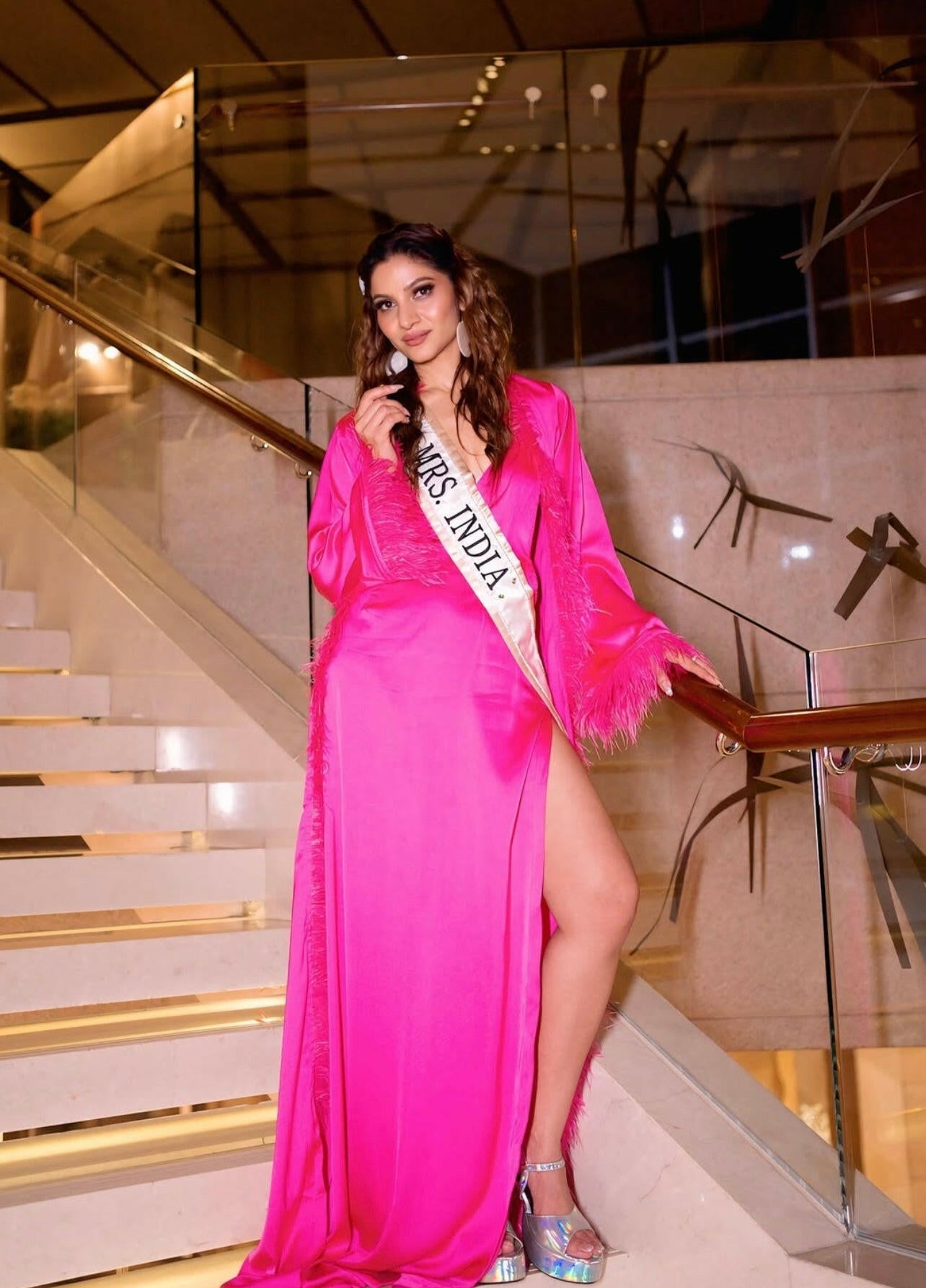 Mrs. Globe Gown and Slip Dress.