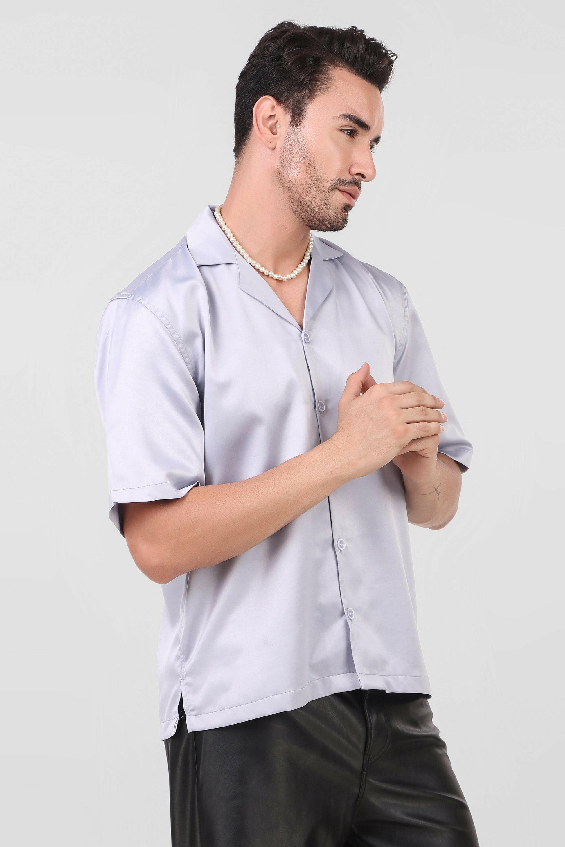 Shirt Boxy fit (Aqua).