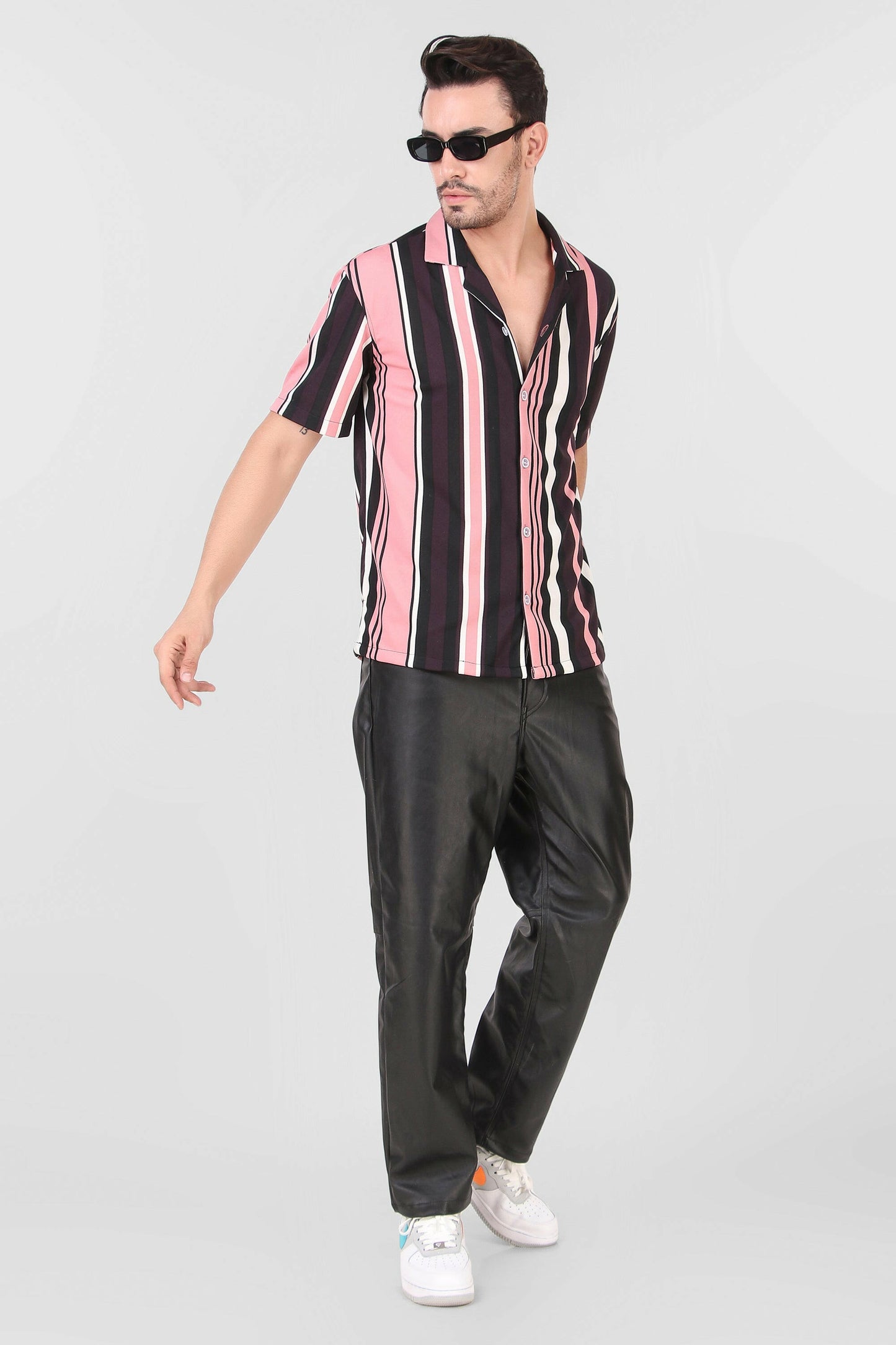 Striped Print Shirt.