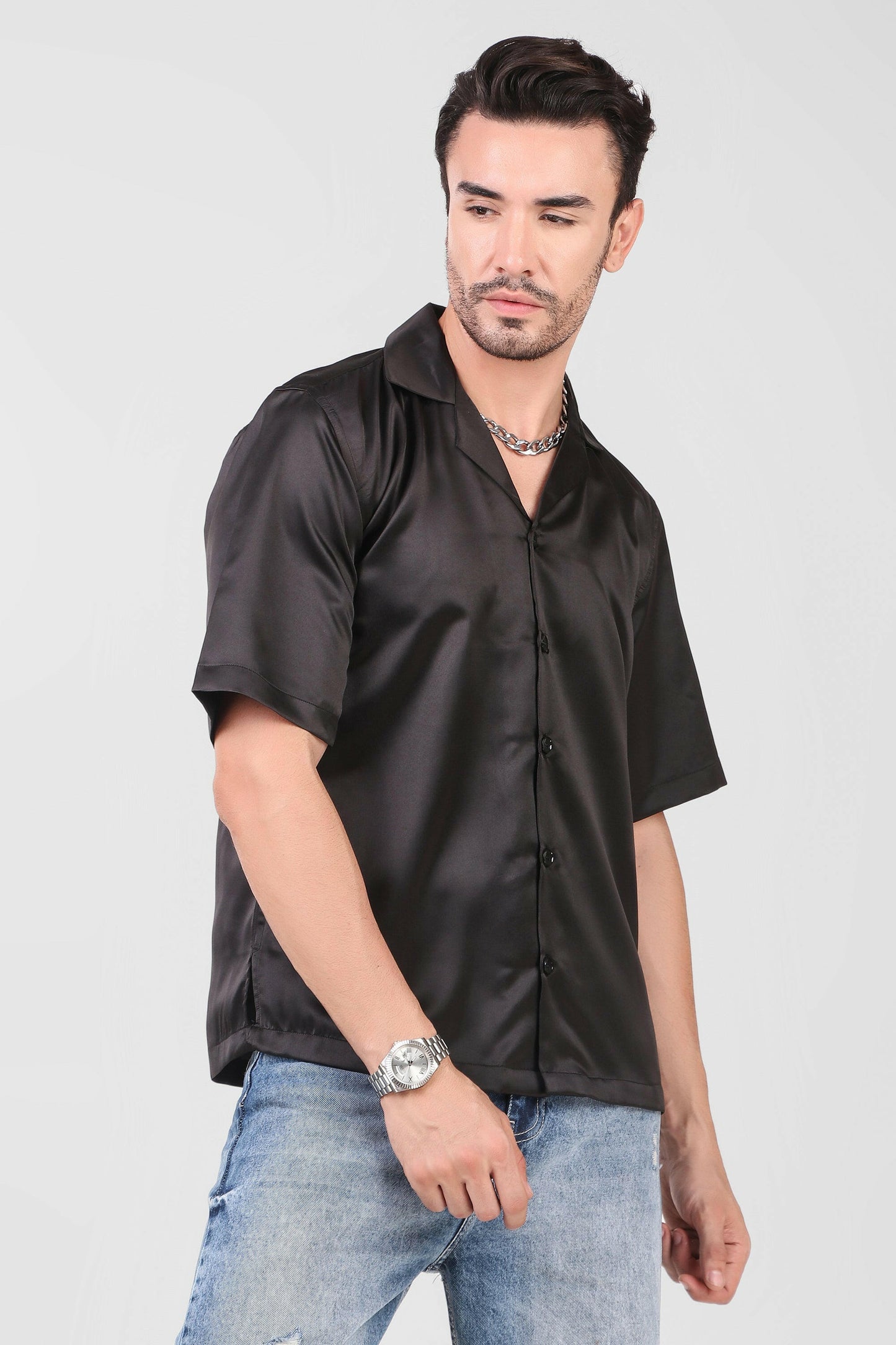 Shirt Boxy fit (Black).