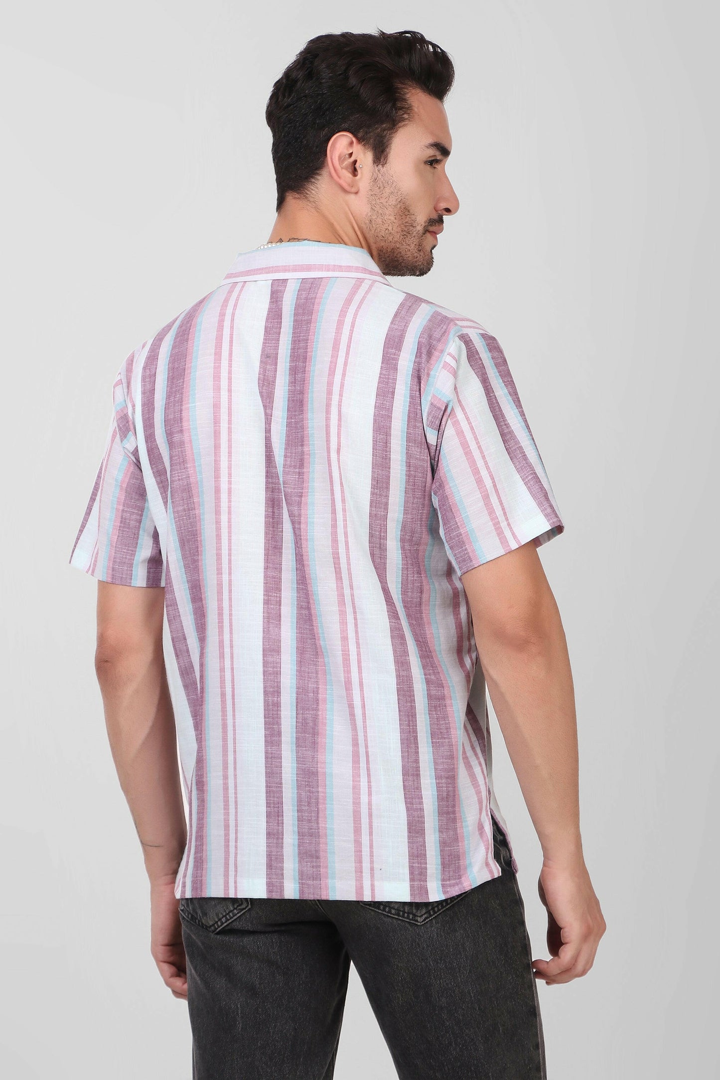 Cotton Stripe Shirt.