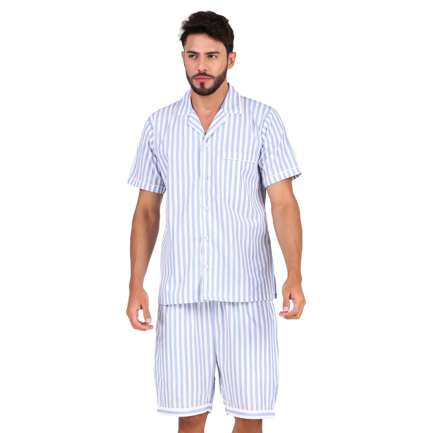 Blue Striped Coord set.