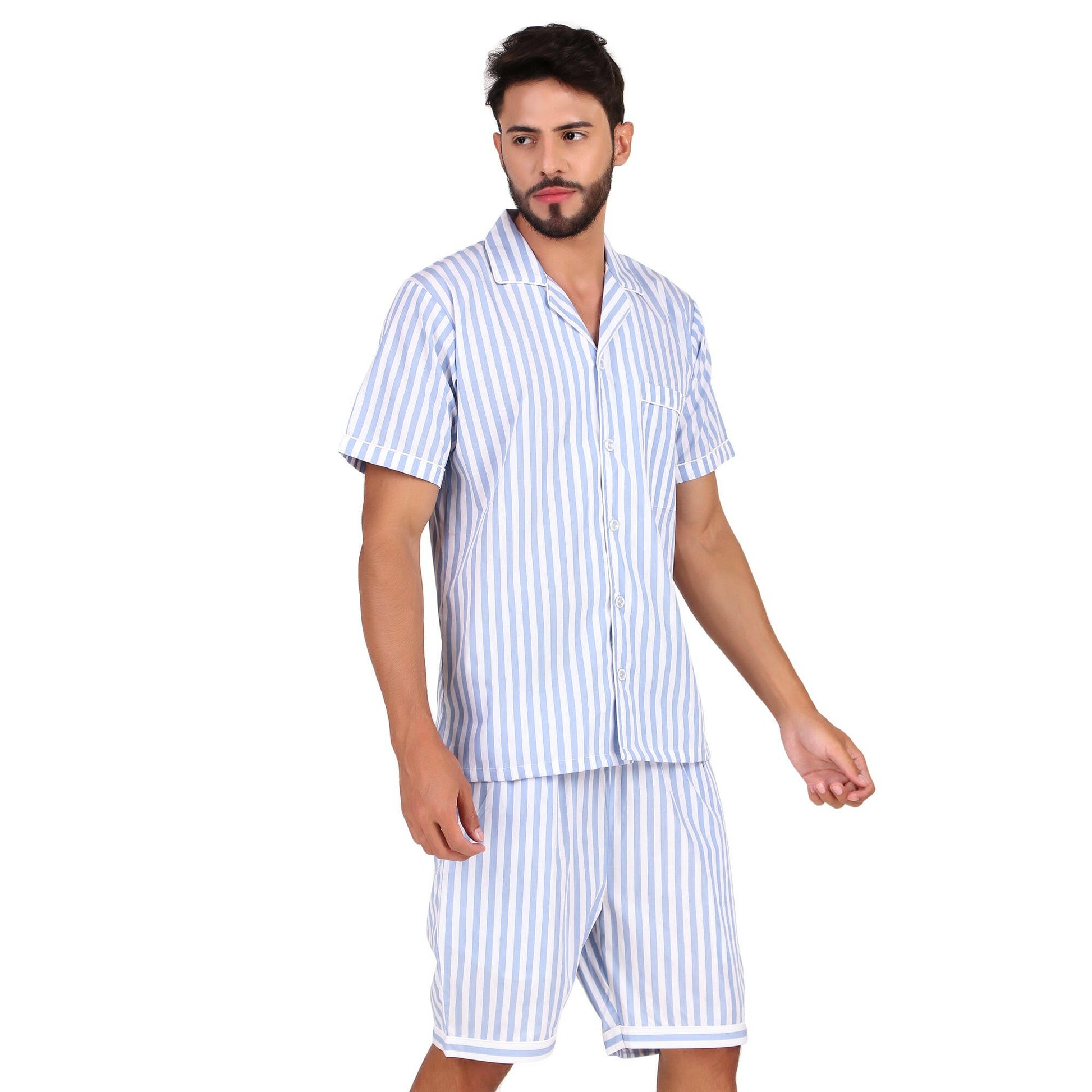 Blue Striped Coord set.
