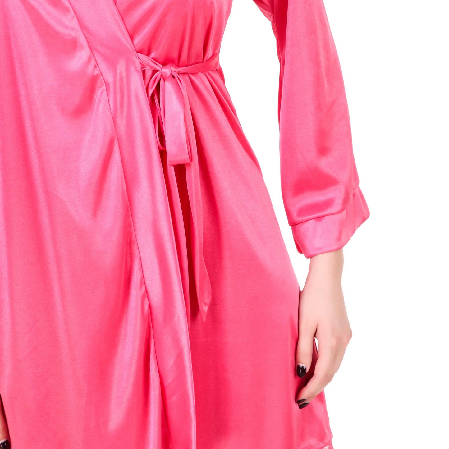 Babydoll Robe Set Pink.