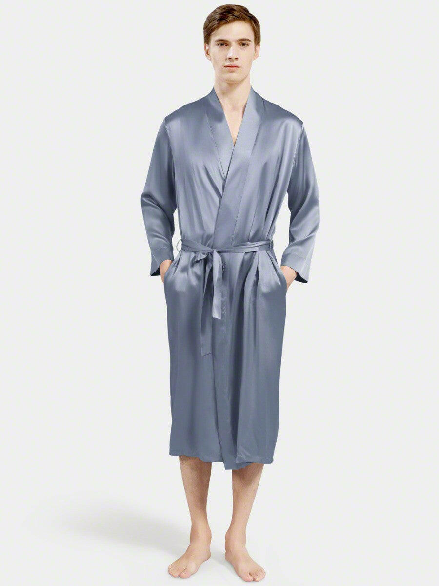 Dressing gown - Bella Babe by SK Nightsuit Nightdress Robes Silk Satin Nighty Gown Nightwear
