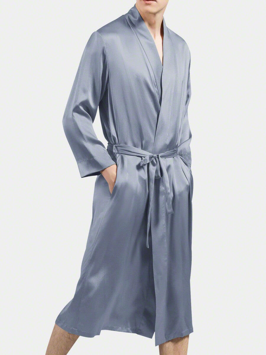 Dressing gown - Bella Babe by SK Nightsuit Nightdress Robes Silk Satin Nighty Gown Nightwear